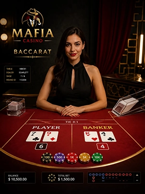 Live Baccarat at Mafia Casino Canada